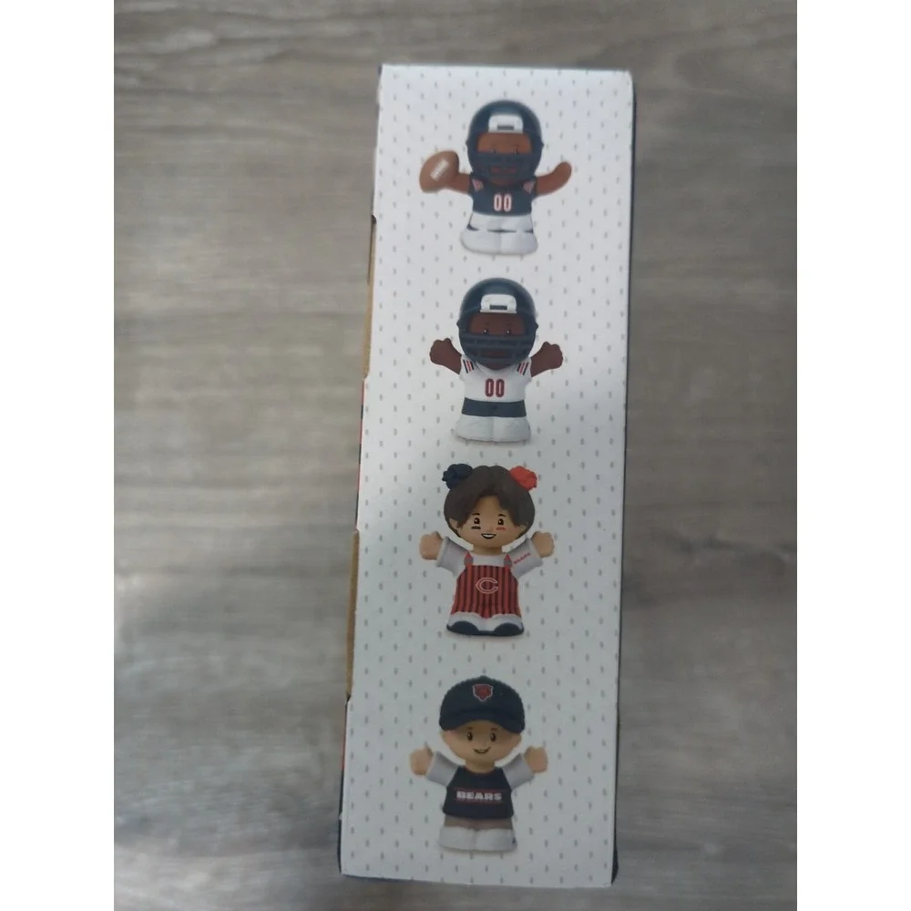 Little People Collector NFL Chicago Bears Series 1 Fisher Price 4 Figures